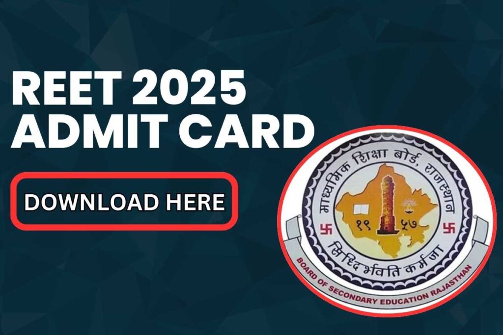 REET 2025 Admit Card